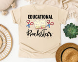 Educational Rockstar Book graphic tee in Ivory