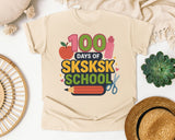 100 Days Of Sksksk School graphic tee in Ivory