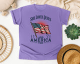 Violet Comfort Colors t-shirt