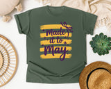 Made It To May graphic tee in Moss