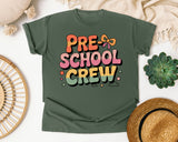 Preschool Crew Bow graphic tee in Moss