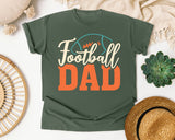 Football Dad White graphic tee in Moss