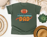 Football Dad Orange graphic tee in Moss