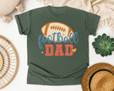 Football Dad Orange 2 graphic tee in Moss
