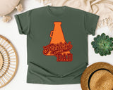 Terriers Cheer Dad graphic tee in Moss