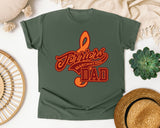 Terriers Marching Band Dad graphic tee in Moss