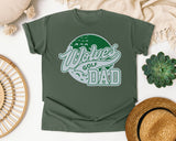Wolves Golf Dad graphic tee in Moss