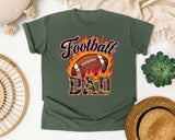 Football Dad Brown graphic tee in Moss