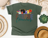 Future Teacher graphic tee in Moss
