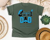 Cool Dad Blue 2 graphic tee in Moss
