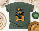 For The Best Dad Grey graphic tee in Moss
