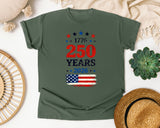 1776 250 Years 2026 graphic tee in Moss
