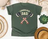 Lumberjack Dad graphic tee in Moss