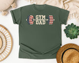 Gym Dad graphic tee in Moss