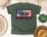 Dad's Mix graphic tee in Moss