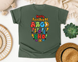Happy First Day Of School Colorful graphic tee in Moss