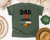 Dad Joke Loading Black graphic tee in Moss