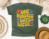 One Hundred Days Later graphic tee in Moss