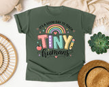 Its A Good Day To Teach Tiny Humans graphic tee in Moss