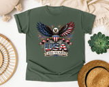 USA 250 Years graphic tee in Moss