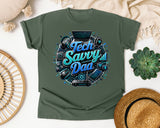 Tech Savvy Dad graphic tee in Moss