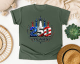 250 Years 1776 2026 graphic tee in Moss
