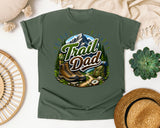 Trail Dad graphic tee in Moss