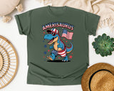 Amerisaurus graphic tee in Moss