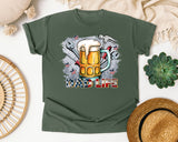 Dad Life Grey 2 graphic tee in Moss