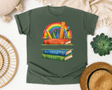 Read Grow Read graphic tee in Moss