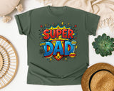 Super Dad Brown graphic tee in Moss
