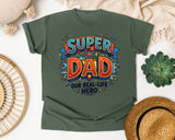 Super Dad Our Real Life Hero graphic tee in Moss