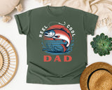 Reel Cool Dad Grey 2 graphic tee in Moss