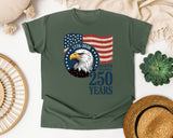 1776 2026 Quarter Millennial graphic tee in Moss