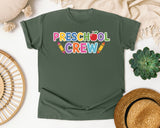 Preschool Crew graphic tee in Moss