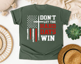 Don't Let The Hard Days Win graphic tee in Moss