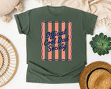 Official Cool Dad Society Pink graphic tee in Moss