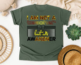 I Am Not A Teacher But An Awakener Bold Graphic Tee graphic tee in Moss
