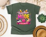 Teacher Mode All Day Every Day graphic tee in Moss