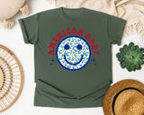 American Baby graphic tee in Moss