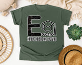 Education Hope Breeds Peace Dark Print Graphic Tee graphic tee in Moss