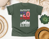 All Gave Some Some Gave All graphic tee in Moss