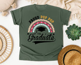 Proud Pop Pop Of The Graduate graphic tee in Moss