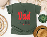 Dad To Be White graphic tee in Moss