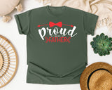 Proud Father White 4 graphic tee in Moss
