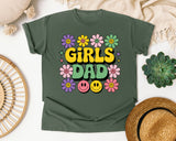 Girls Dad graphic tee in Moss
