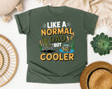 Like A Normal Dad But Cooler graphic tee in Moss