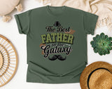 The Best Father In The Galaxy graphic tee in Moss