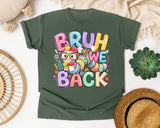 Bruh We Back Owl graphic tee in Moss
