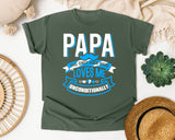 Papa The Only Man Who Loves Me Unconditionally White graphic tee in Moss